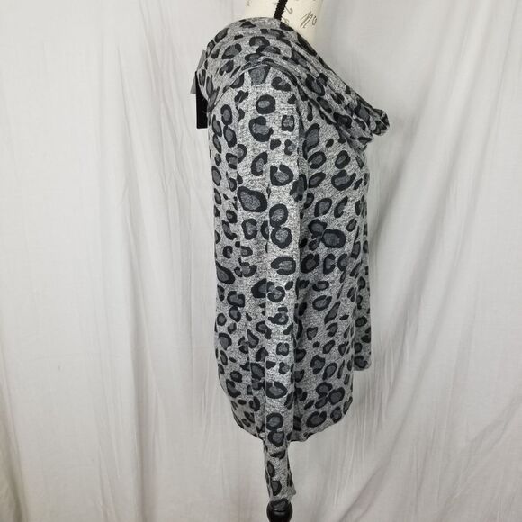 Gibson Leopard Print‎ Lightweight Sweatshirt - Picture 6 of 7